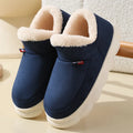 Kidmi inverno sapatos femininos casuais sapatos de casa para homens  ao ar livre sapatos de algodão quente para mulher interior  acolchoados de pelúcia feminino