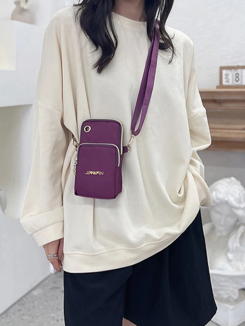 Mini bolsa crossbody para mulheres,prática e estilosa, bolsa para celular, e itens essenciais., pescoço pendurado, 
perfeita para mamães e uso diário, oferece conforto e funcionalidade