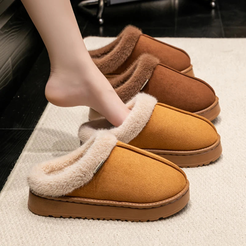 Moda feminina chinelos macios para outono e inverno interior eva sola grossa antiderrapante e quente chinelos unissex para o inverno