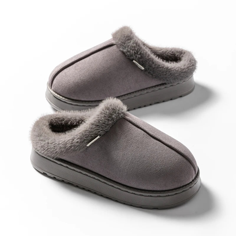 Moda feminina chinelos macios para outono e inverno interior eva sola grossa antiderrapante e quente chinelos unissex para o inverno