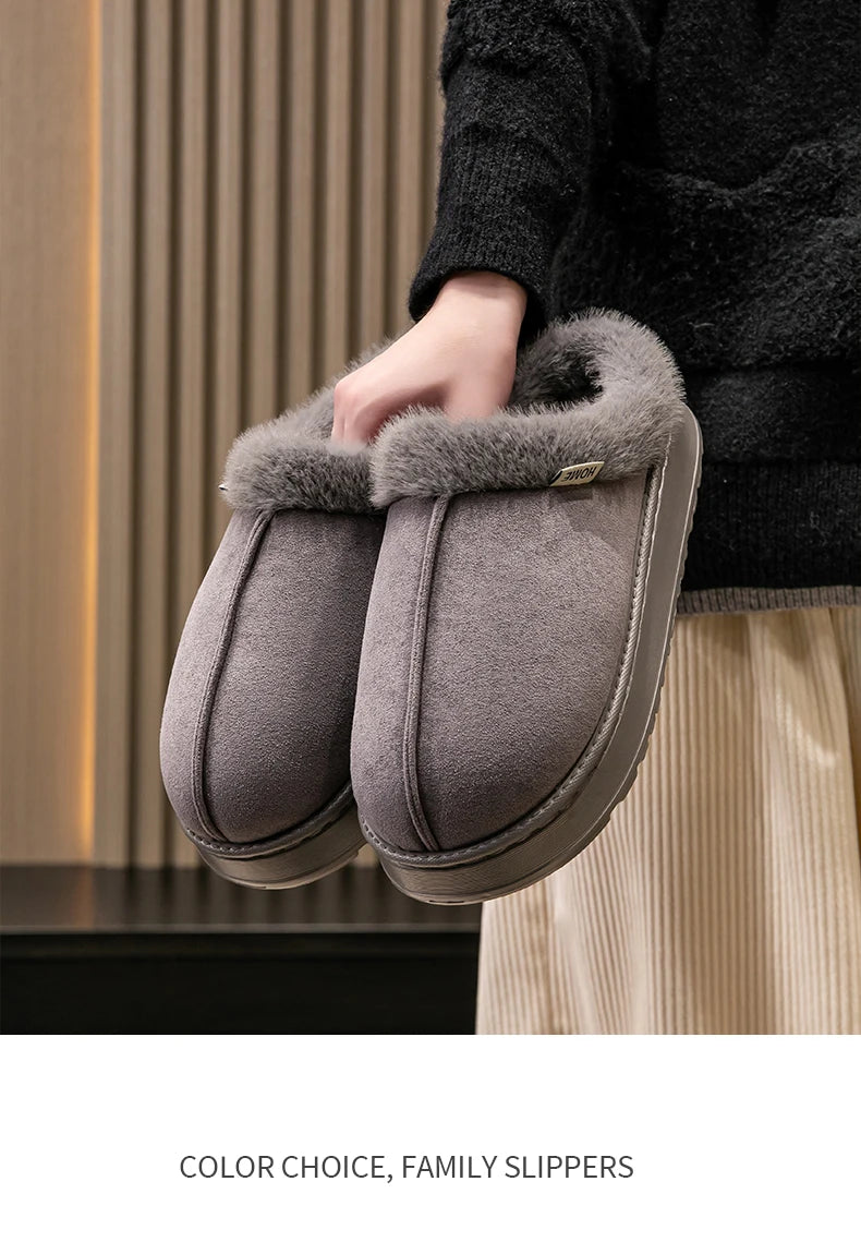 Moda feminina chinelos macios para outono e inverno interior eva sola grossa antiderrapante e quente chinelos unissex para o inverno