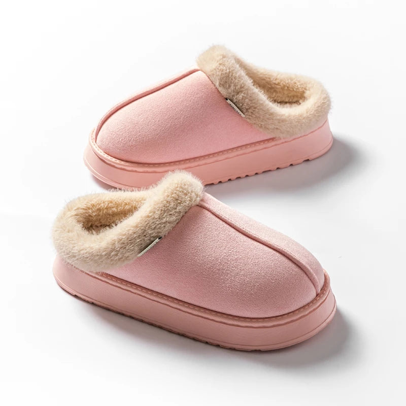 Moda feminina chinelos macios para outono e inverno interior eva sola grossa antiderrapante e quente chinelos unissex para o inverno