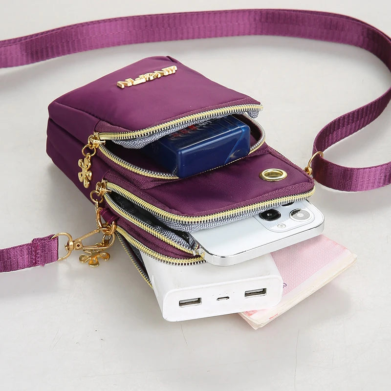 Mini bolsa crossbody para mulheres,prática e estilosa, bolsa para celular, e itens essenciais., pescoço pendurado, 
perfeita para mamães e uso diário, oferece conforto e funcionalidade