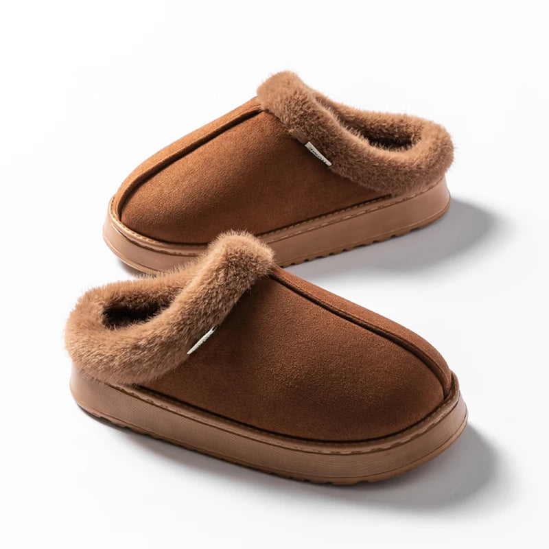 Moda feminina chinelos macios para outono e inverno interior eva sola grossa antiderrapante e quente chinelos unissex para o inverno