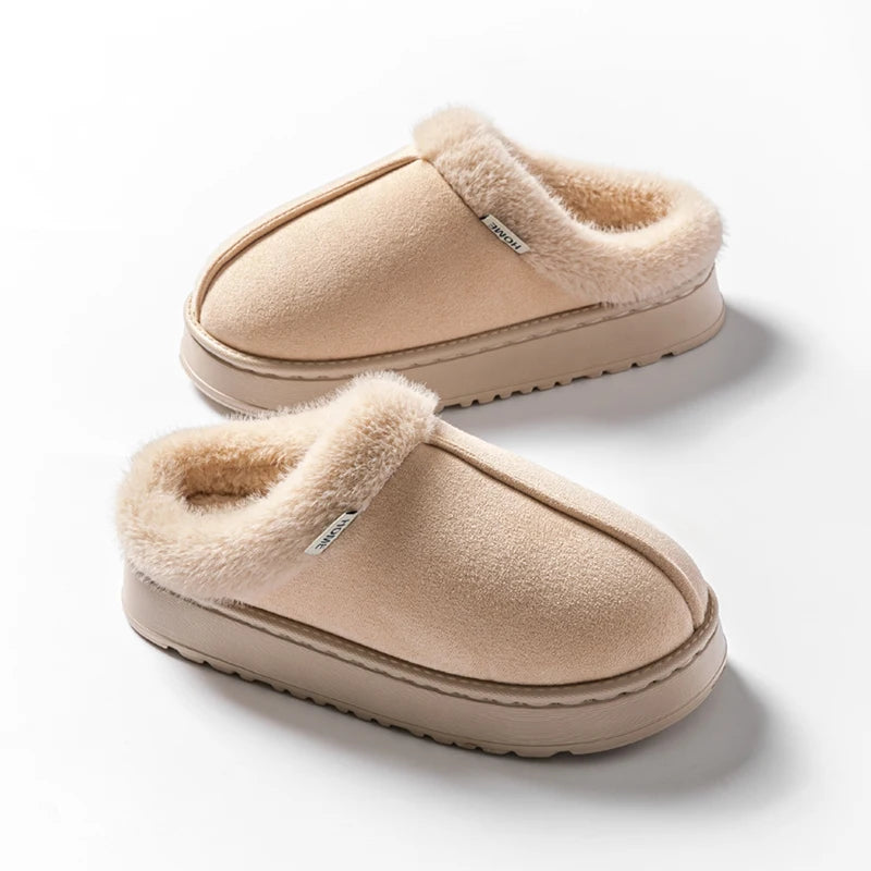 Moda feminina chinelos macios para outono e inverno interior eva sola grossa antiderrapante e quente chinelos unissex para o inverno