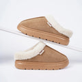Kidmi inverno sapatos femininos casuais sapatos de casa para homens  ao ar livre sapatos de algodão quente para mulher interior  acolchoados de pelúcia feminino