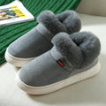 Kidmi inverno sapatos femininos casuais sapatos de casa para homens  ao ar livre sapatos de algodão quente para mulher interior  acolchoados de pelúcia feminino