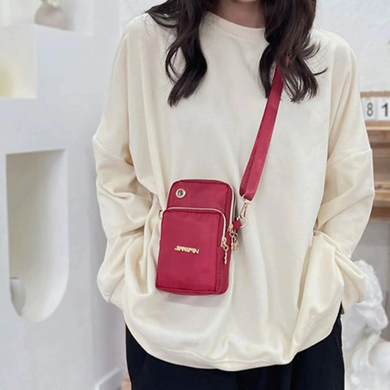 Mini bolsa crossbody para mulheres,prática e estilosa, bolsa para celular, e itens essenciais., pescoço pendurado, 
perfeita para mamães e uso diário, oferece conforto e funcionalidade