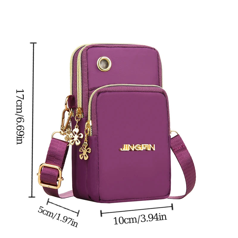 Mini bolsa crossbody para mulheres,prática e estilosa, bolsa para celular, e itens essenciais., pescoço pendurado, 
perfeita para mamães e uso diário, oferece conforto e funcionalidade