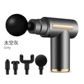 Mini pistola de massagem usb, máquina de relaxamento muscular, pistola vibratória, equipamento fitness para massagem no pescoço, arma de fáscia